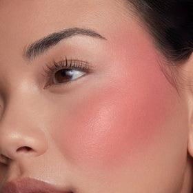 ColourPop applied on model cheeks showcasing natural glowy flush
