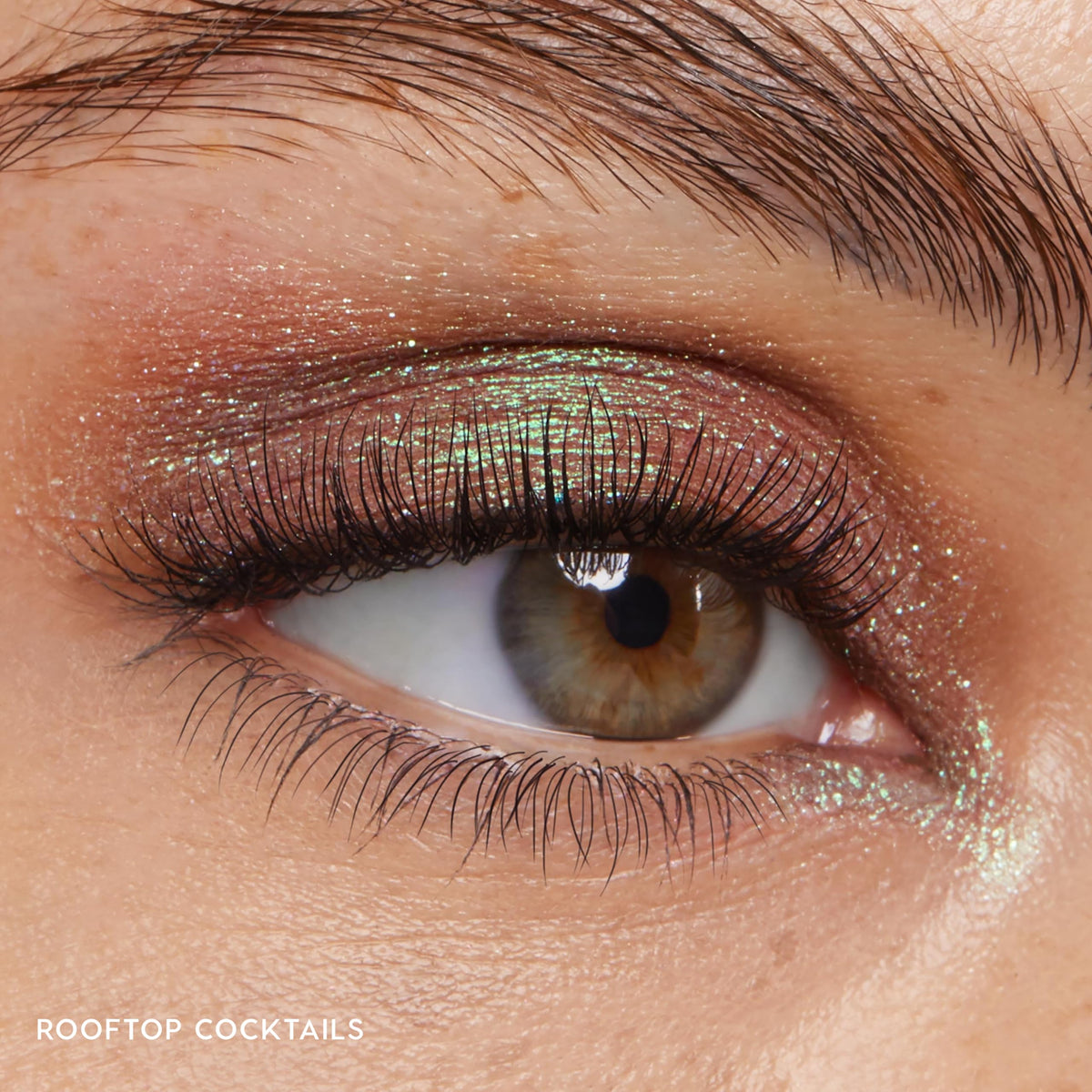 ColourPop Rooftop Cocktails close-up showing metallic teal shimmer and intense payoff benefit