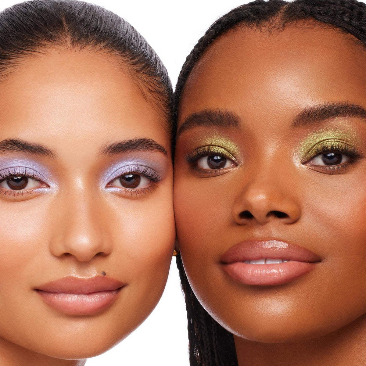 ColourPop swatches on arm showing trio pigmentation and color layering benefit
