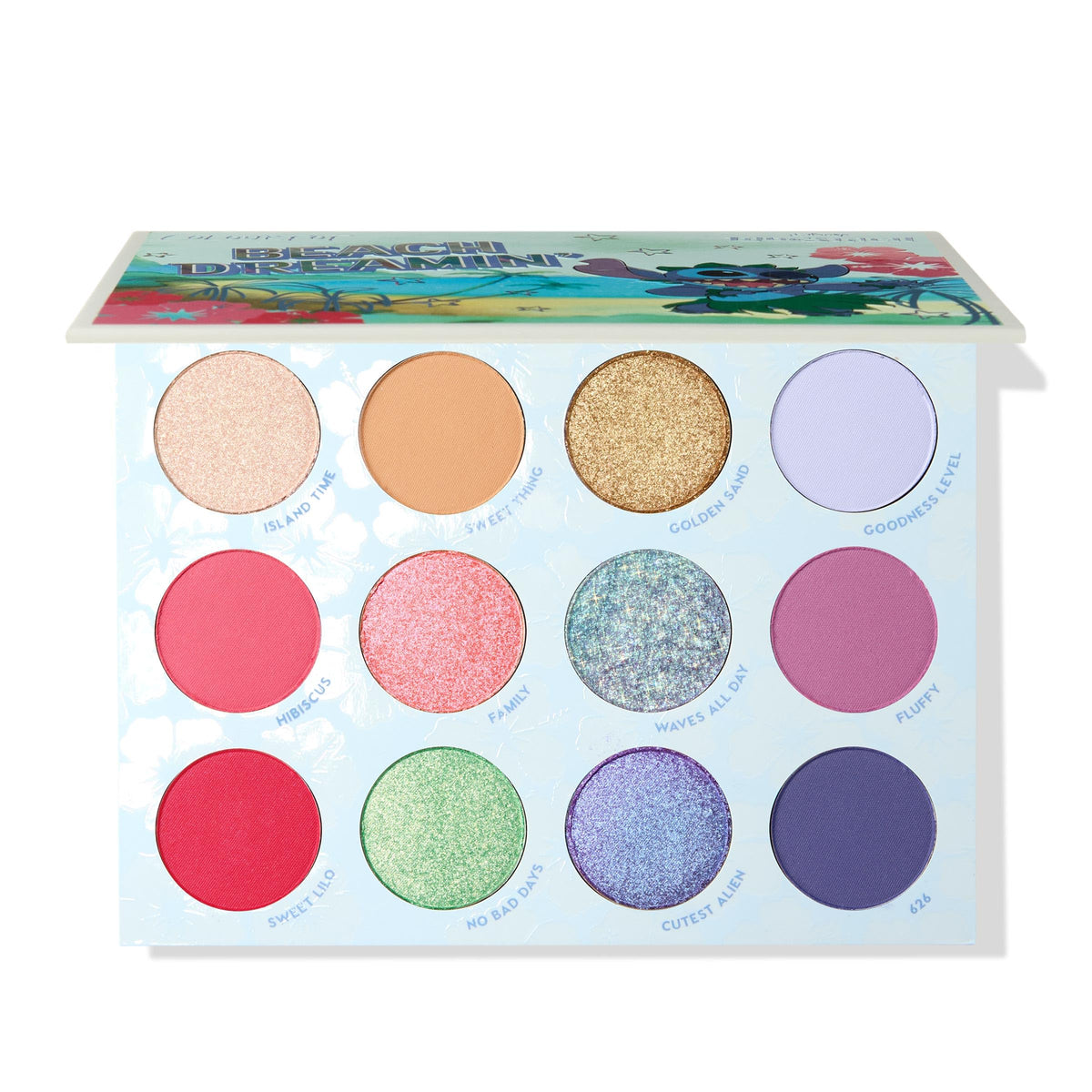 ColourPop front packaging showing palette art and limited-edition design benefit display