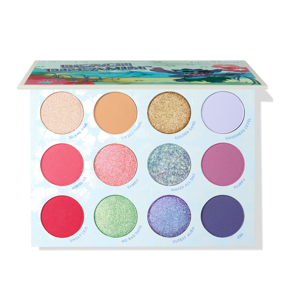 ColourPop front packaging showing palette art and limited-edition design benefit display