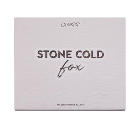 ColourPop Stone Cold Fox lifestyle flatlay with brushes and mirror illustrating everyday to glam use
