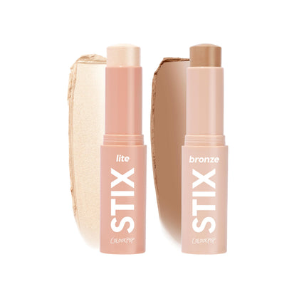 ColourPop front packaging of sunkissed essentials kit showing compact sticks and branding for easy portability