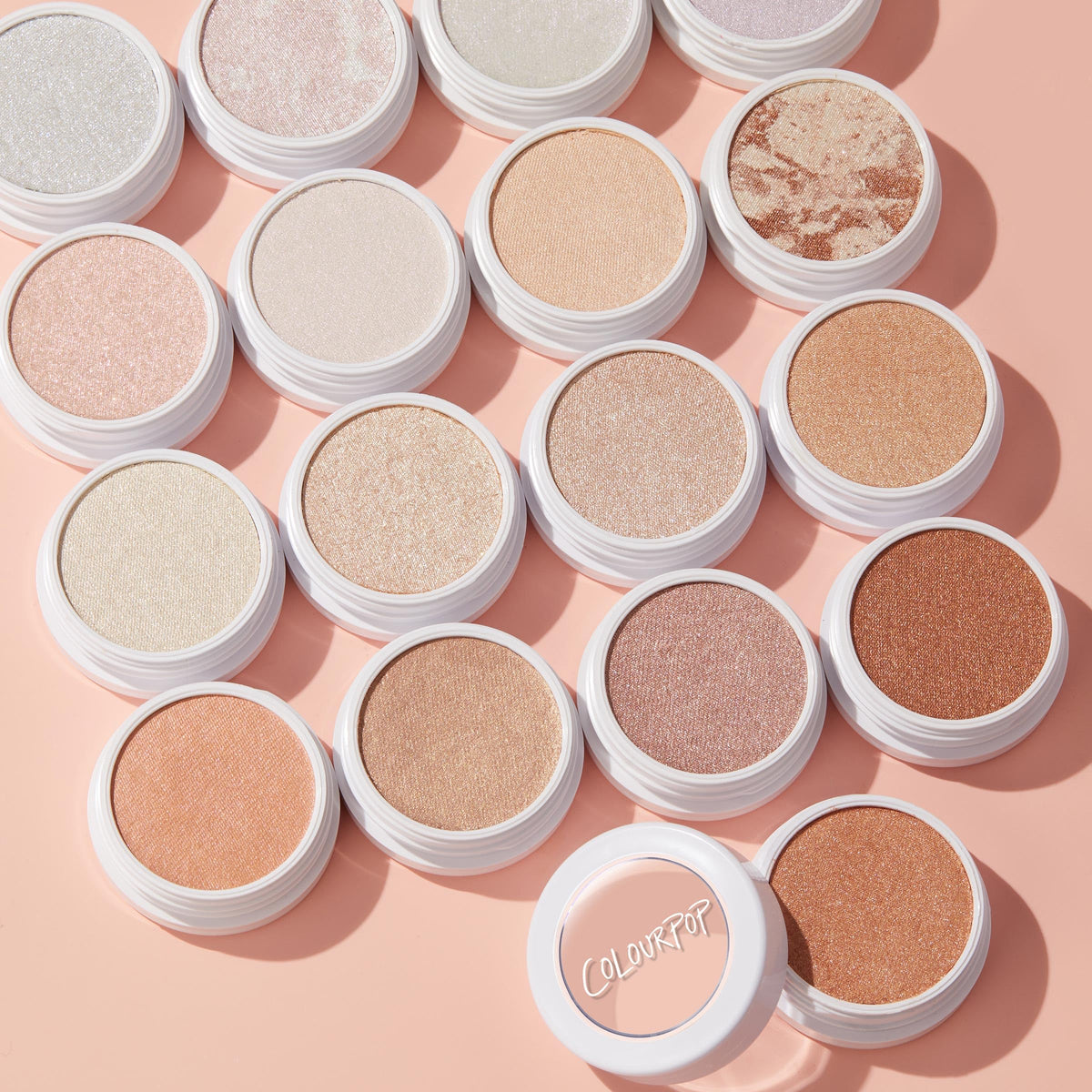 ColourPop packaging label detail showing shade name and product information clarity