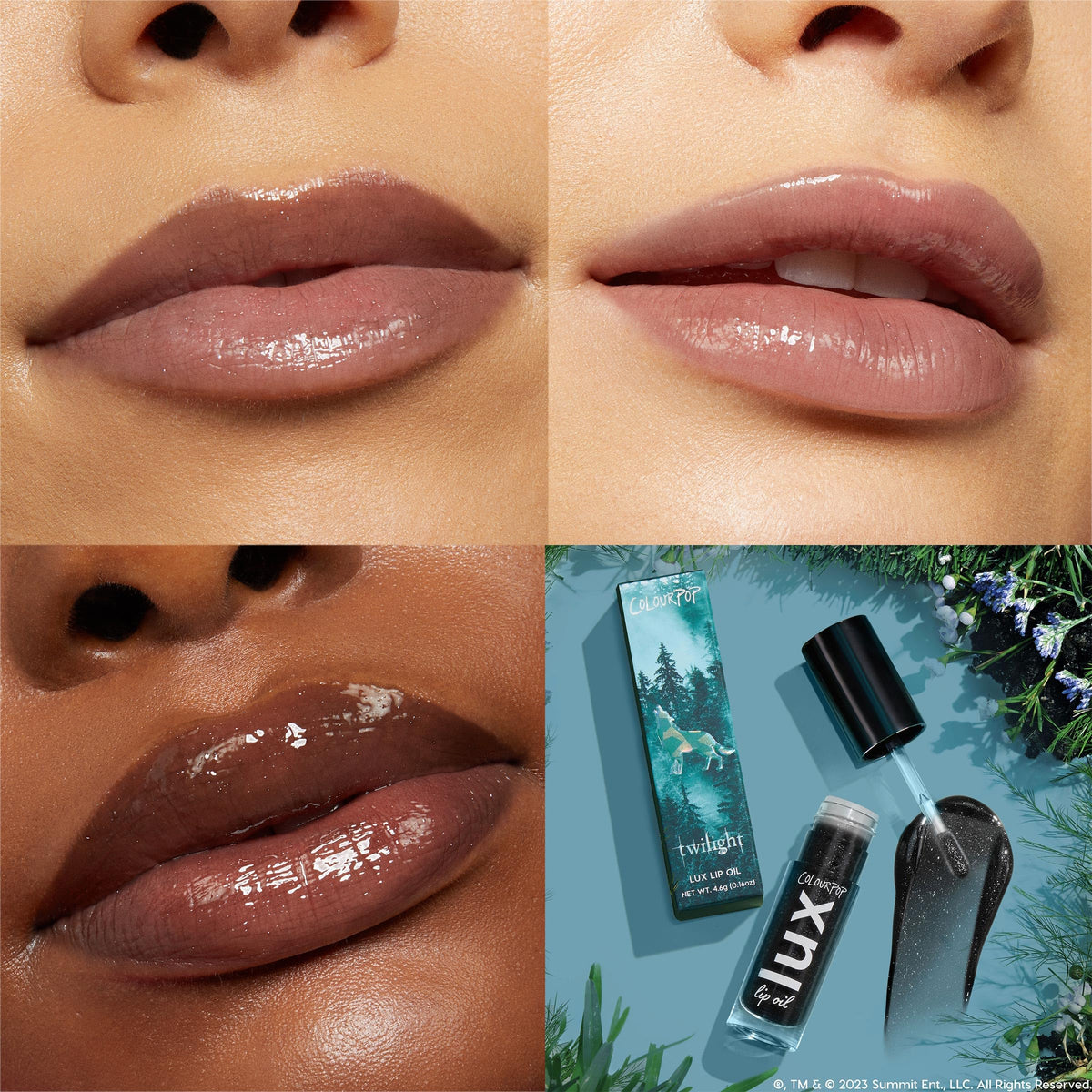 ColourPop Team Jacob texture swiped on arm showing sheer black tint and hydrating sheen