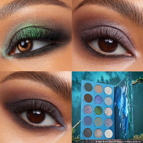 ColourPop Twilight applied smoky-eye showing blended depth benefit