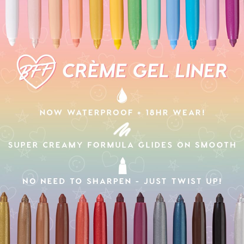 ColourPop close-up on waterline proving waterproof wear and lasting definition