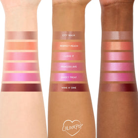 ColourPop applied on cheek demonstrating natural flush benefit