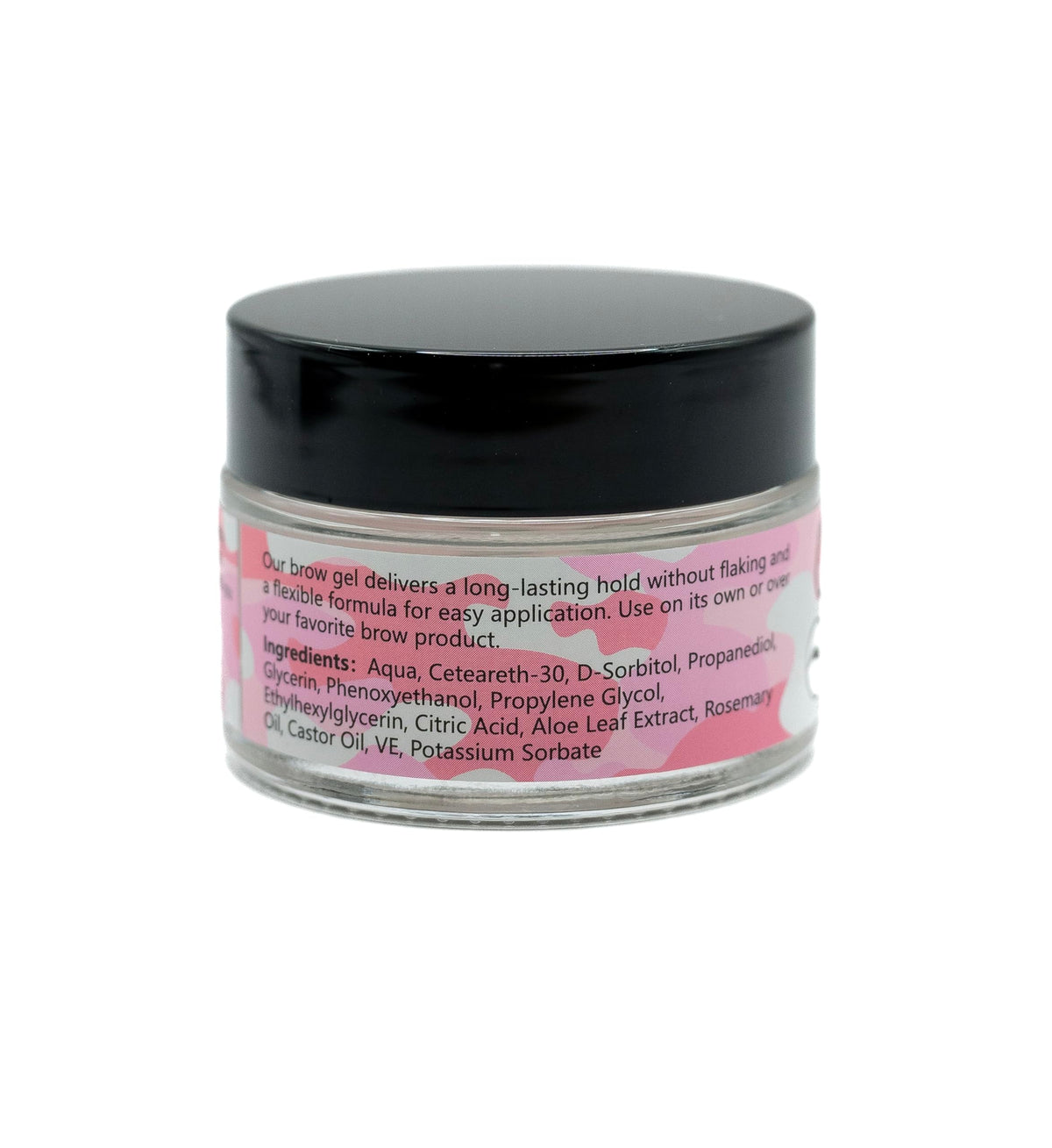 Combat Gel on model styling brows demonstrating precise hold and shaping