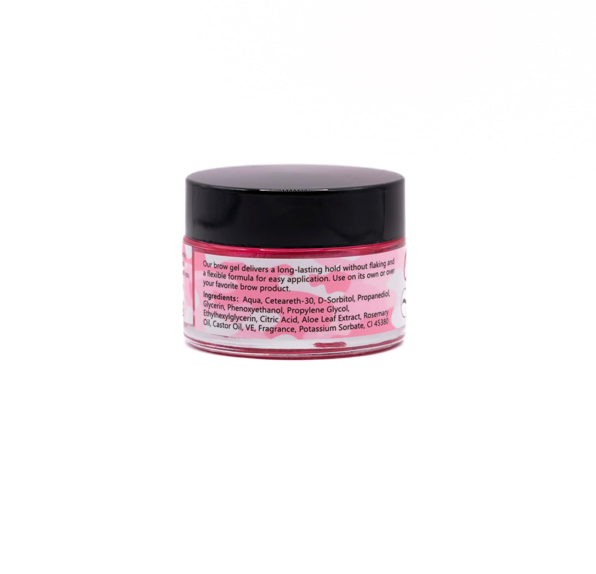 Combat Gel applied on model showcasing long-lasting brow definition