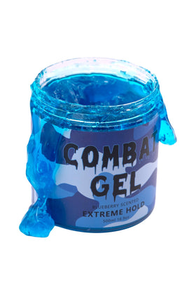 Combat Gel front packaging 500ml shows product and blueberry scent benefit