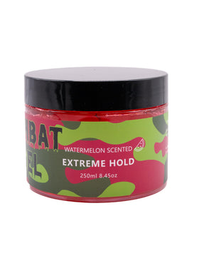Combat Gel in use on slicked-back hairstyle demonstrating long-lasting control