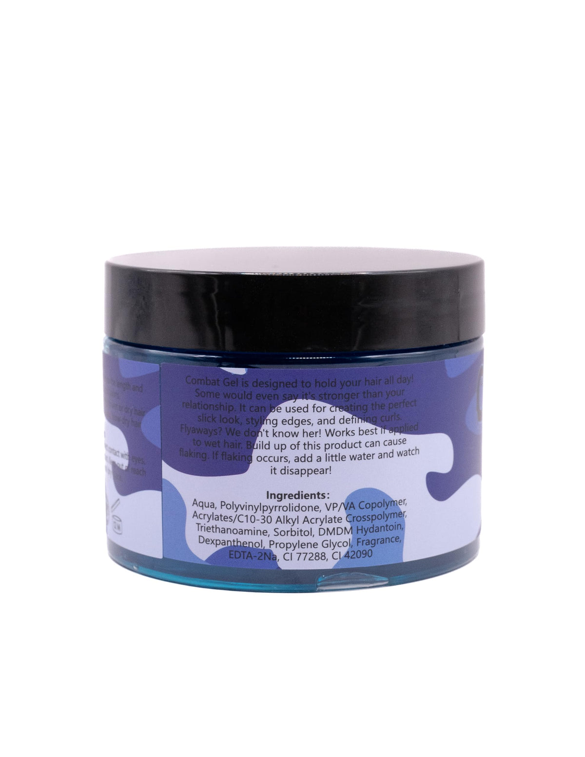 Combat Gel 250 ml size comparison beside common object showing value benefit