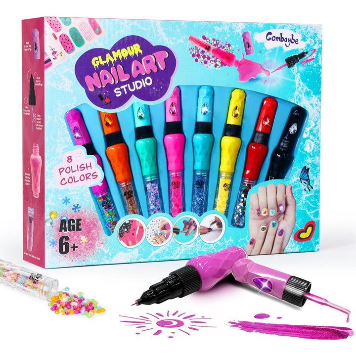 Combaybe front packaging showing kit contents and colorful bottles for safe play