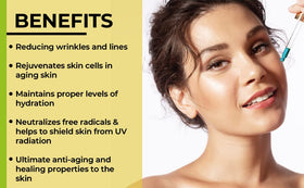 Complete Skin Solutions serum applied to hand illustrating smooth finish and absorption