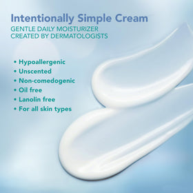 Complex 15 cream applied to hand demonstrating quick absorption and finish