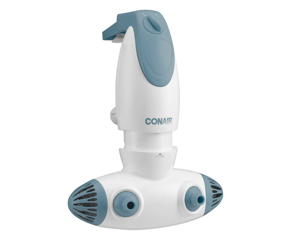 Conair front view of portable spa, shows whole unit and easy setup benefit