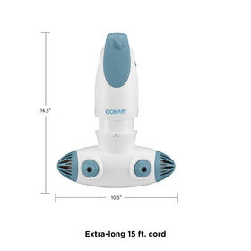 Conair spa in a filled tub with bubbles, creates relaxing at-home spa benefit