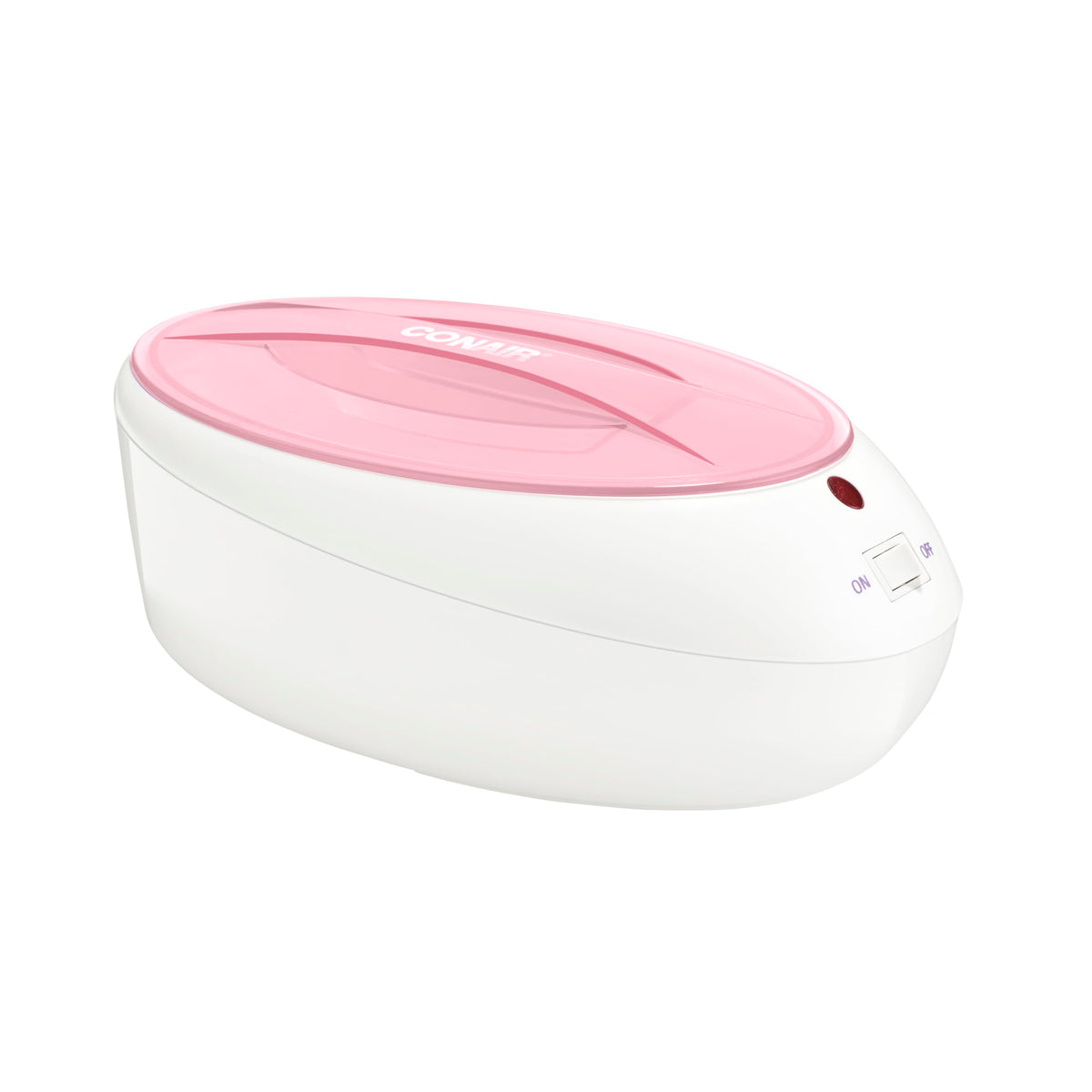 Conair True Glow front view showing compact pink unit and lid, ideal for home spa
