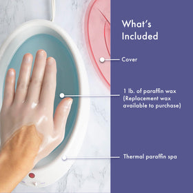 Conair True Glow cooled wax texture ready to peel for exfoliating and softening skin