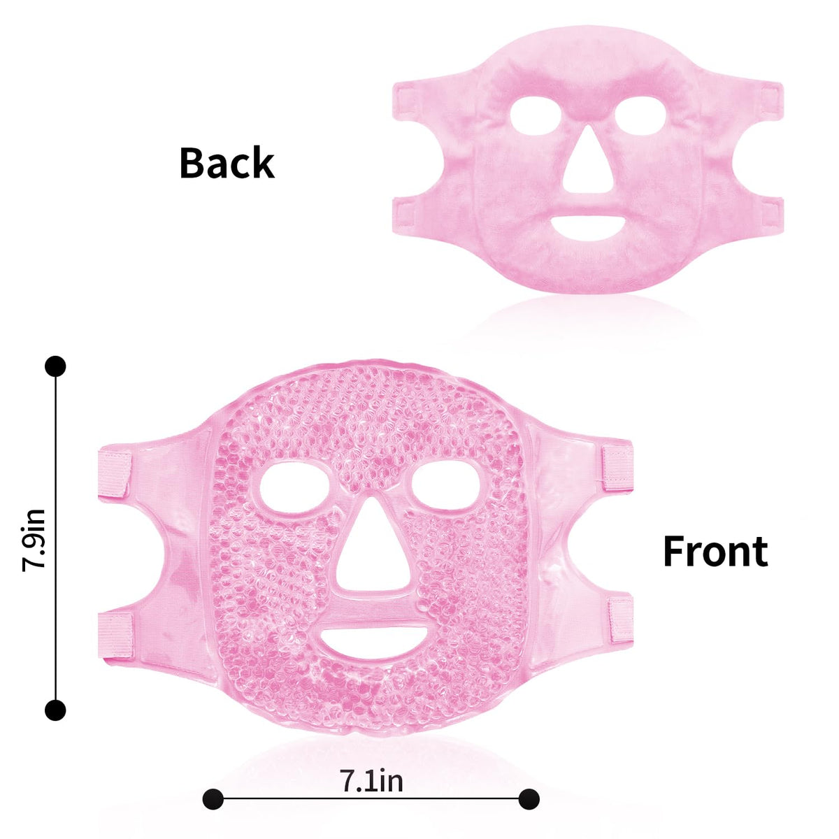 CONBELLA mask worn under eyes to reduce puffiness and refresh tired appearance