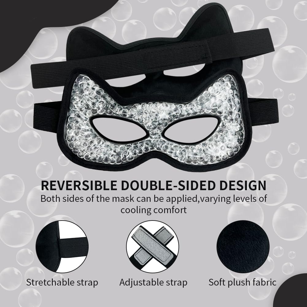 CONBELLA plush lining detail of reversible fabric offering soft warmth and comfortable contact with eyes