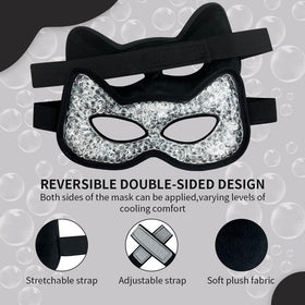 CONBELLA plush lining detail of reversible fabric offering soft warmth and comfortable contact with eyes