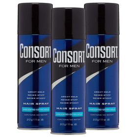 Consort front packaging showing product and hold level benefit