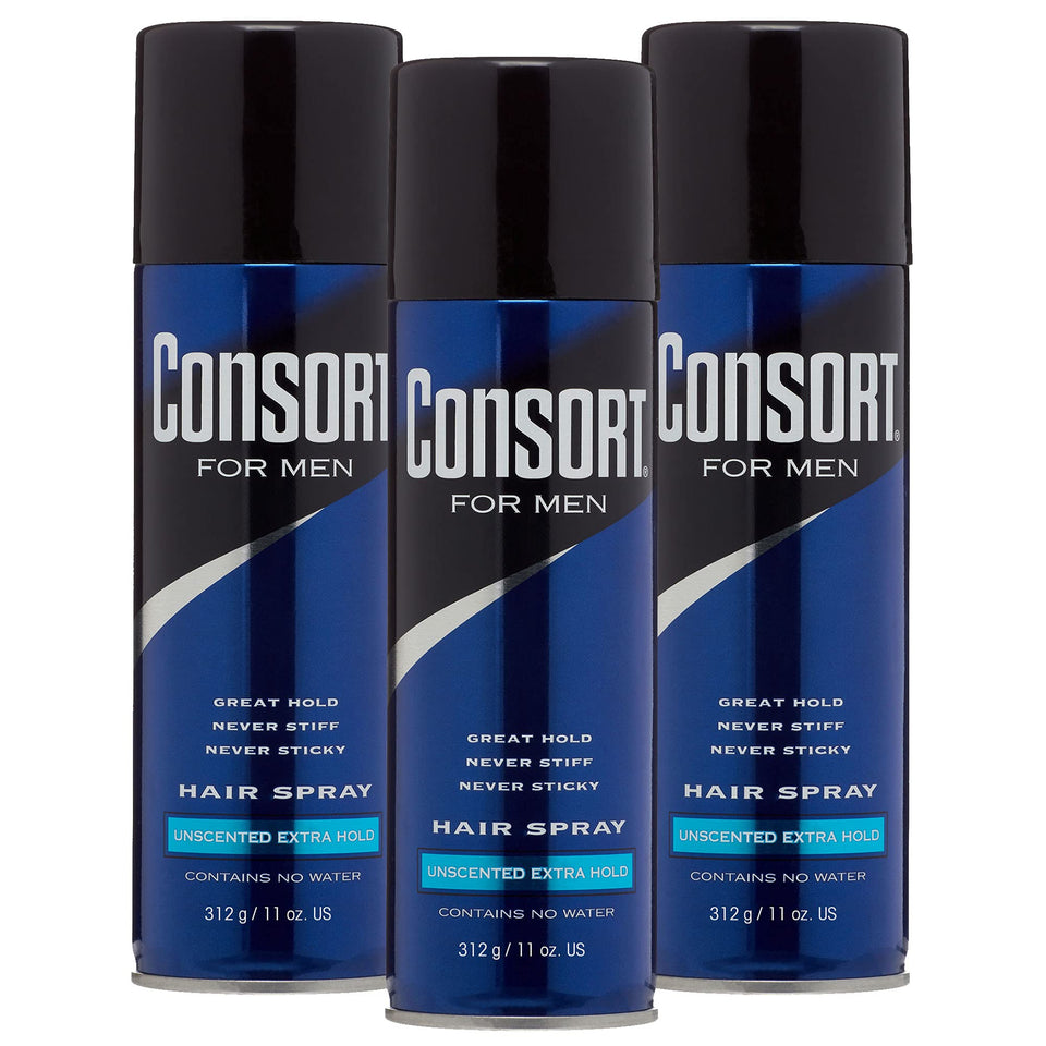 Consort front packaging showing product and hold level benefit