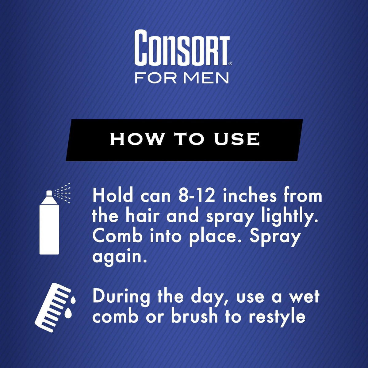 Consort close-up of spray nozzle highlighting fast-dry application benefit