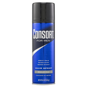 Consort front packaging showing 8.3 oz can and clear label for easy identification