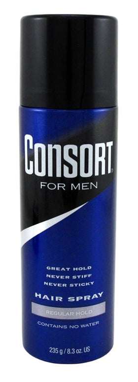 Consort front packaging showing three 8.3oz cans and product name for easy identification