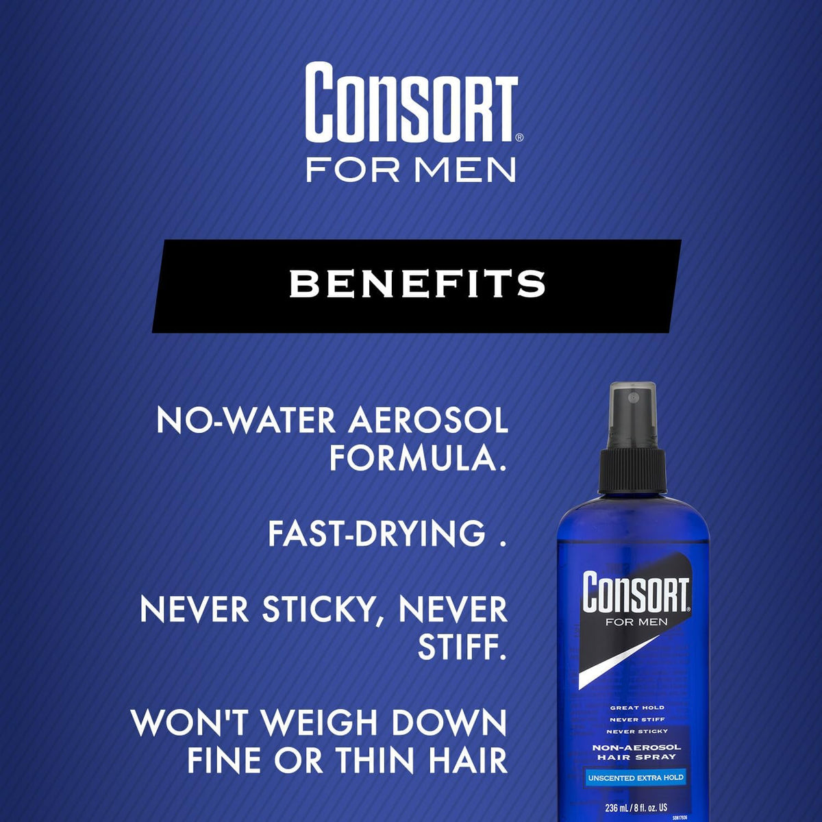 Consort nozzle detail highlighting non-aerosol spray for precise control
