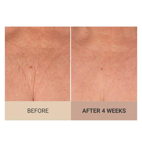 Consult Beaute back label with ingredient list and usage directions for informed buyers