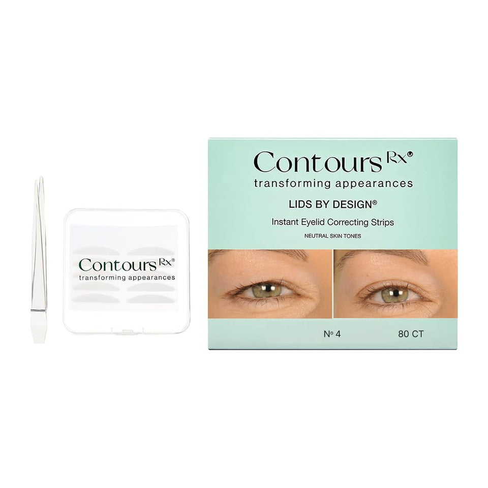 Contours Rx front packaging showing 80 count and included tweezers benefit clarity