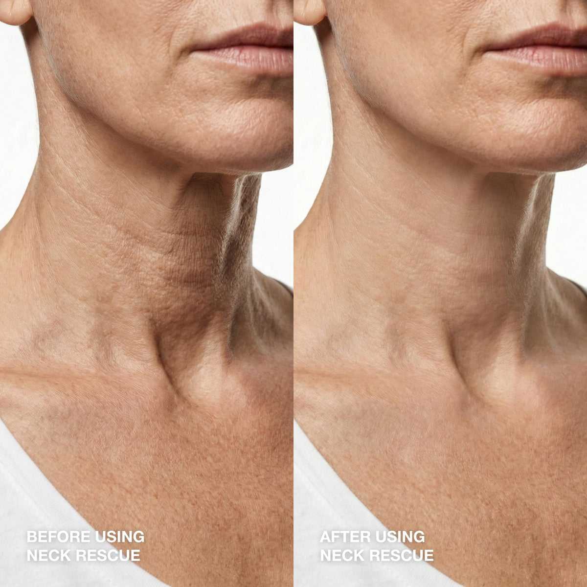 Contours Rx in-use with updo hair hiding strip for invisible results