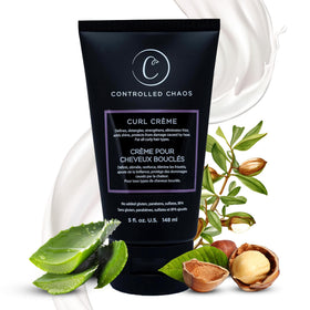 Controlled Chaos front packaging showing product benefits and size