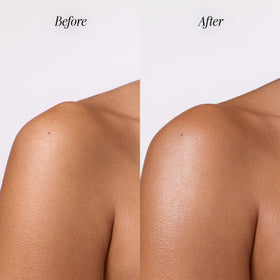 COOLA product being spread on hand demonstrating smooth, non-greasy absorption