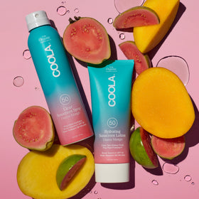 COOLA applied on arm illustrating even sheer coverage benefit
