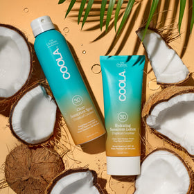 COOLA close-up label highlighting plant-derived oleosome technology benefit