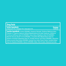 COOLA face mist bottle with recycled packaging detail emphasizing eco‑friendly materials benefit