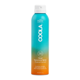 COOLA front packaging showing tropical coconut scent and SPF 30 benefit
