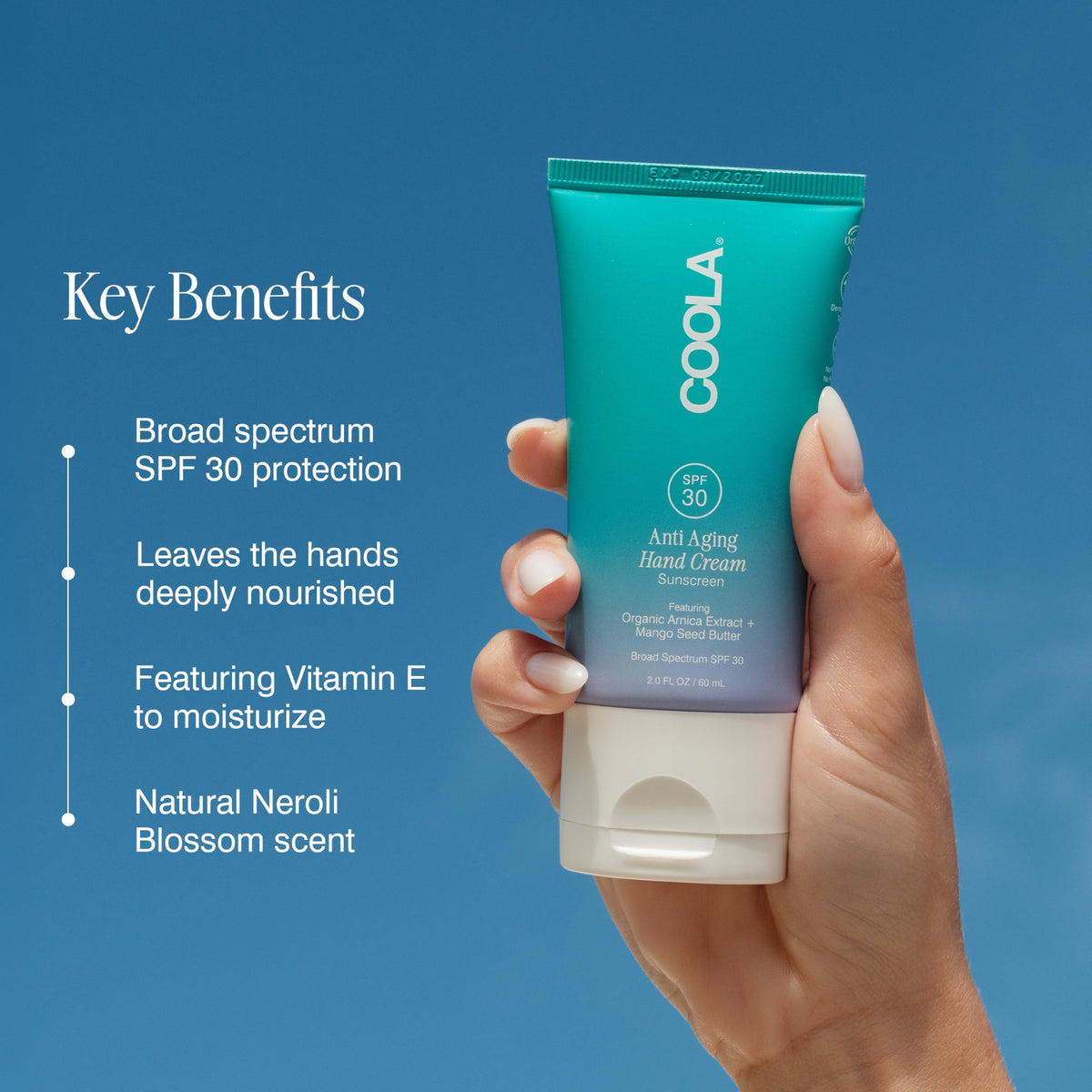 COOLA mango seed butter ingredient highlighting deep nourishment