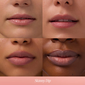 COOLA Liplux texture close-up showing creamy finish and nourishing organic butter benefits
