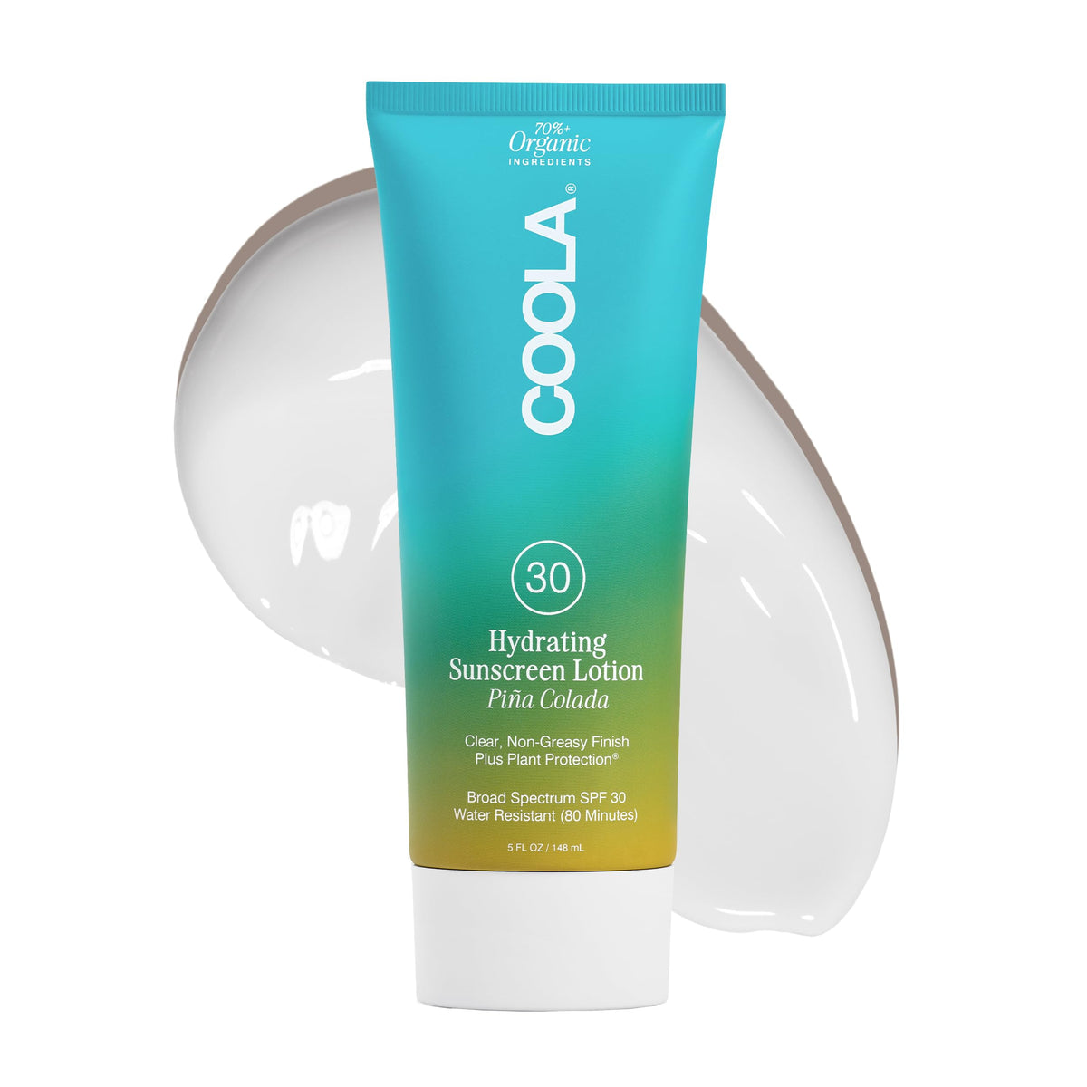 COOLA front packaging showing Piña Colada SPF 30 and benefits