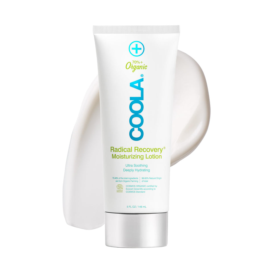 COOLA Radical Recovery front packaging showing label and benefits