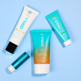 COOLA kit held in hand for size comparison showing portability benefit