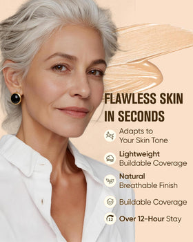 Coowest application with fingers blending for smooth natural finish benefit