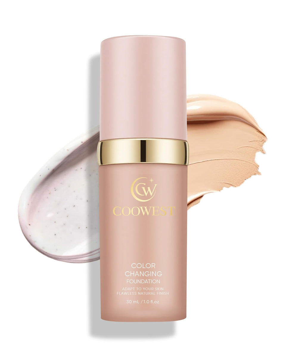 Coowest front packaging bottle showing sleek design and shade-adapting benefit