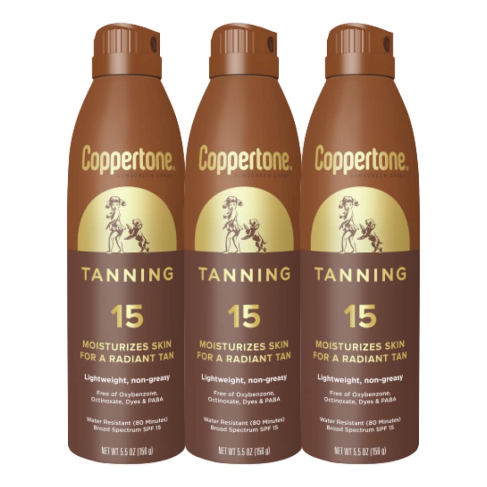 Coppertone front packaging showing SPF 15 and benefits
